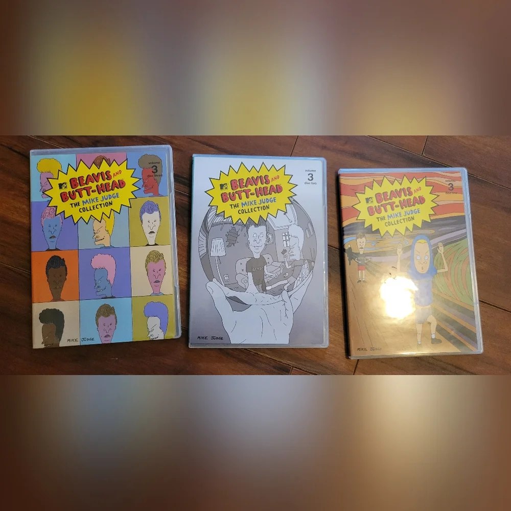 EUC Beavis and Butt-Head Volume 3 The Mike Judge Collection 3 DVD Set
